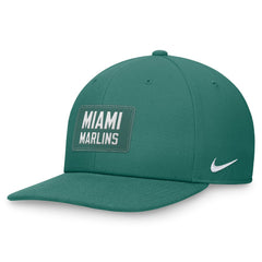 Miami Marlins Nike Bicoastal Pro Performance Snapback Hat - Green - Nike Online