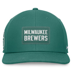 Milwaukee Brewers Nike Bicoastal Pro Performance Snapback Hat - Green - Nike Online