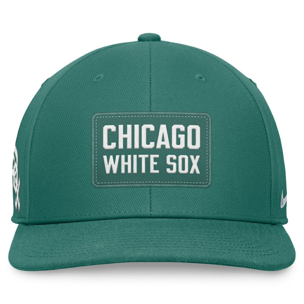 Chicago White Sox Nike Bicoastal Pro Performance Snapback Hat - Green - Nike Sale