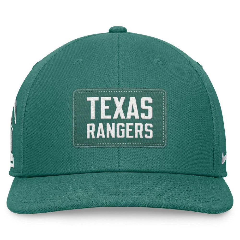 Texas Rangers Nike Bicoastal Pro Performance Snapback Hat - Green - Nike Lifestyle