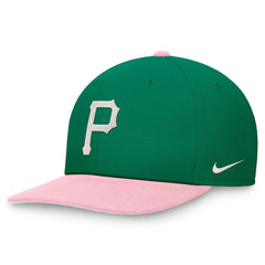 Pittsburgh Pirates Nike Malachite Pro Performance Snapback Hat - Green/Pink - Nike Sale