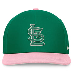 St. Louis Cardinals Nike Malachite Pro Performance Snapback Hat - Green/Pink - Nike on Sale