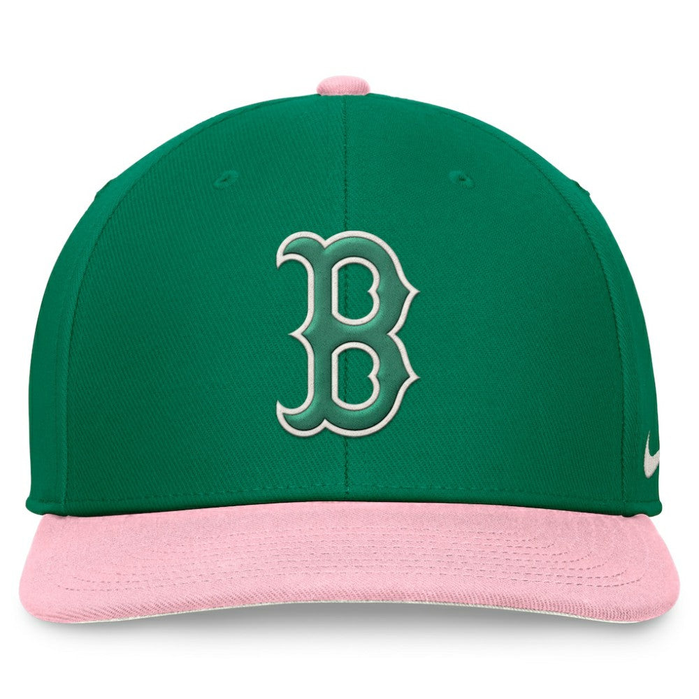 Boston Red Sox Nike Malachite Pro Performance Snapback Hat - Green/Pink - Nike Sale