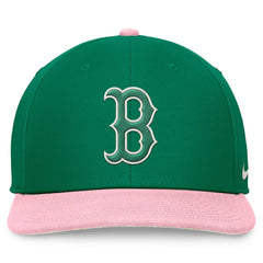 Boston Red Sox Nike Malachite Pro Performance Snapback Hat - Green/Pink - Nike Sale