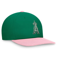 Los Angeles Angels Nike Malachite Pro Performance Snapback Hat - Green/Pink - Nike Discount