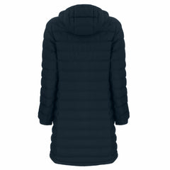 Milwaukee Brewers Cutter & Buck Women's Mission Ridge Repreve Eco Insulated Full-Zip Long Puffer Jacket - Navy - MLB Sale
