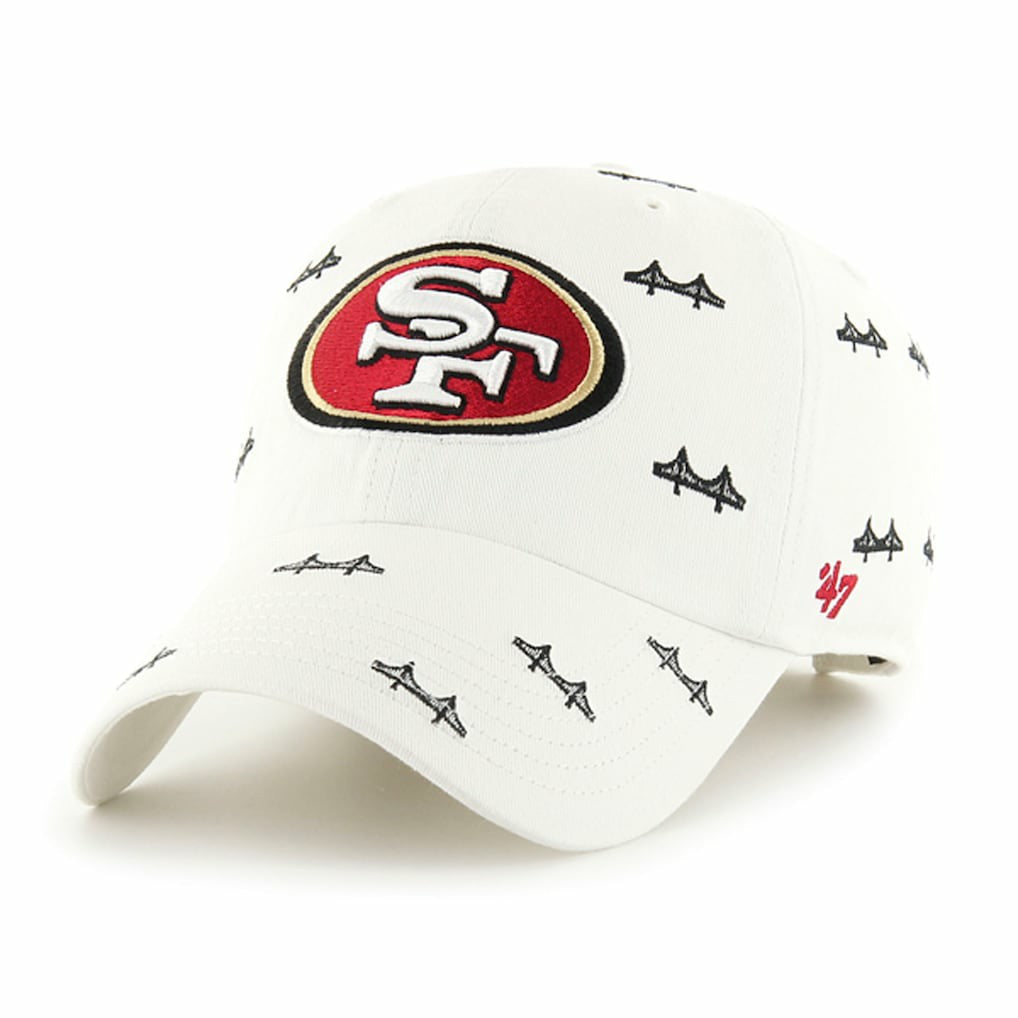 47 brand San Francisco 49ers '47 Confetti Clean Up Adjustable Hat White