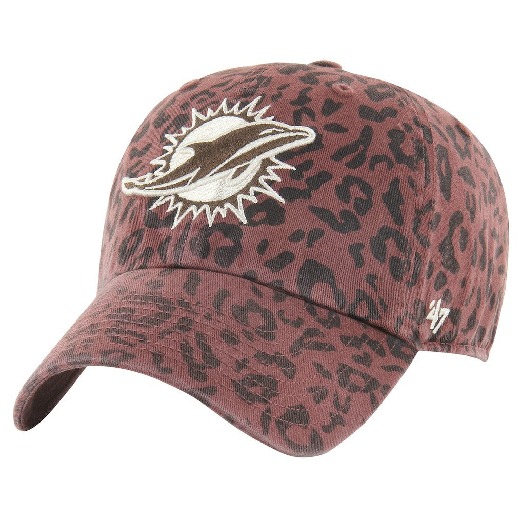 47 brand Miami Dolphins '47 Women's Tawny Clean Up Adjustable Hat Brown