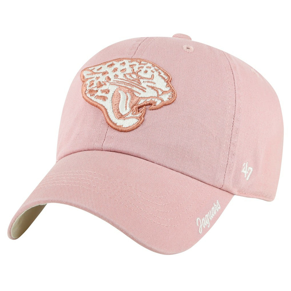 47 brand Jacksonville Jaguars '47 Women's Ballpark Cheer Dusty Rose Clean Up Adjustable Hat Pink