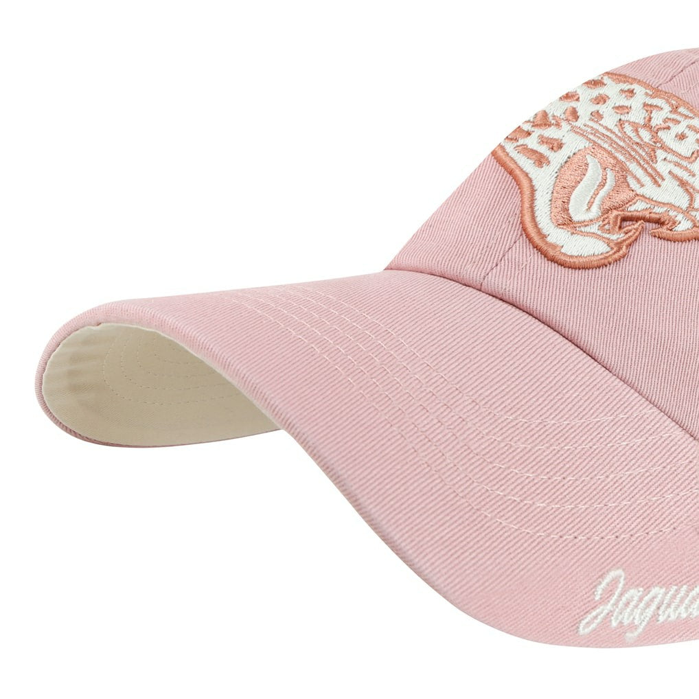 47 brand Jacksonville Jaguars '47 Women's Ballpark Cheer Dusty Rose Clean Up Adjustable Hat Pink