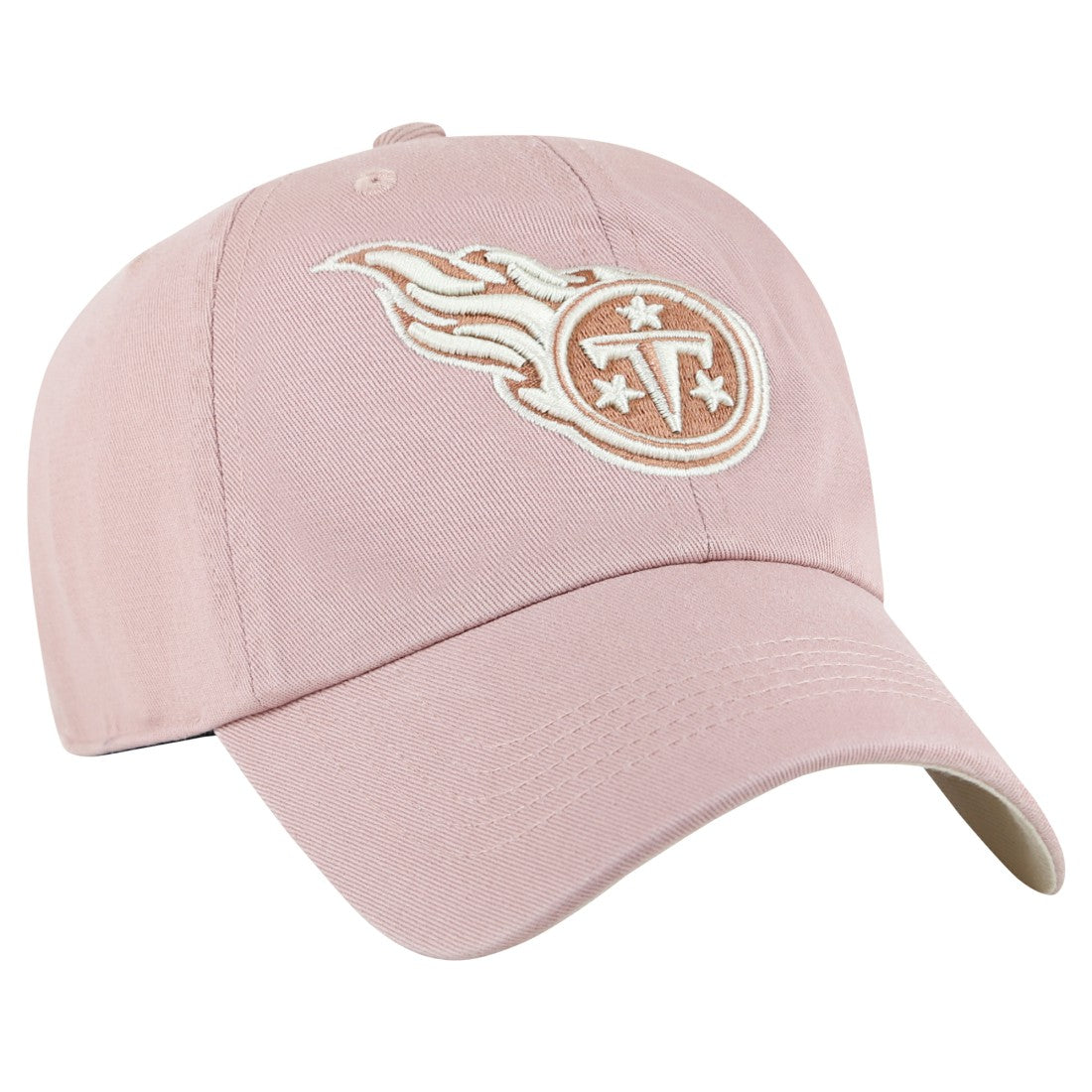 47 brand Tennessee Titans '47 Women's Ballpark Cheer Dusty Rose Clean Up Adjustable Hat Pink