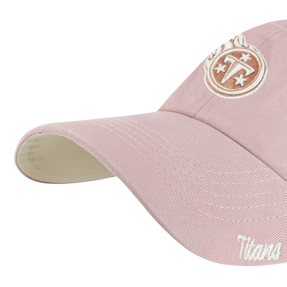 47 brand Tennessee Titans '47 Women's Ballpark Cheer Dusty Rose Clean Up Adjustable Hat Pink