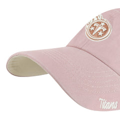 47 brand Tennessee Titans '47 Women's Ballpark Cheer Dusty Rose Clean Up Adjustable Hat Pink