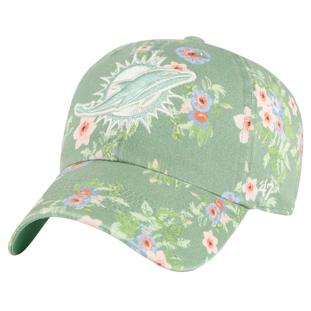 47 brand Miami Dolphins '47 Women's Meadow Garden Clean Up Adjustable Hat Green