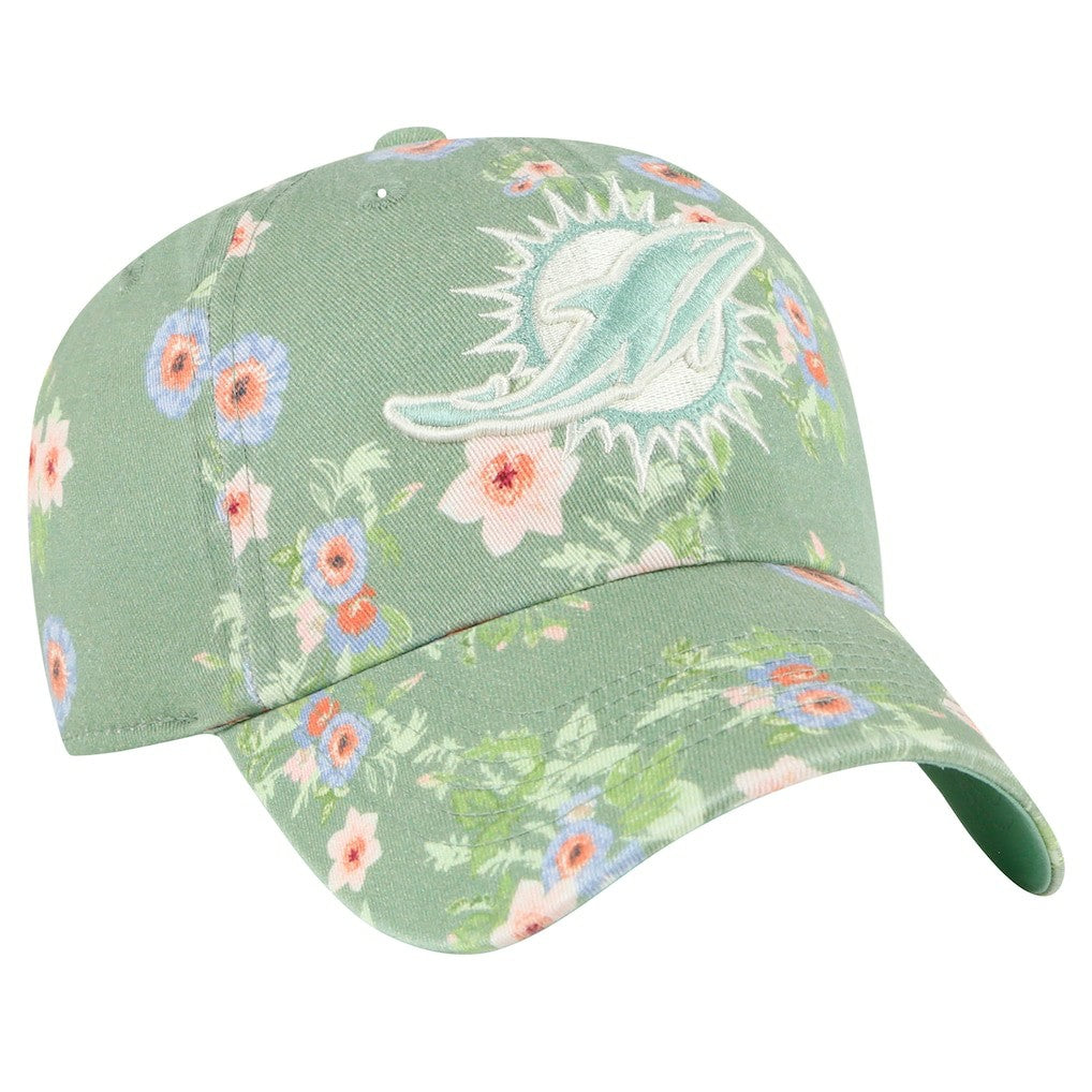 47 brand Miami Dolphins '47 Women's Meadow Garden Clean Up Adjustable Hat Green