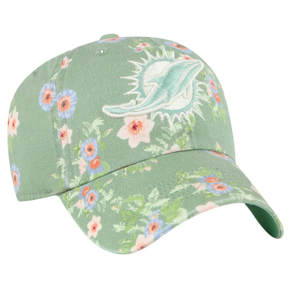 47 brand Miami Dolphins '47 Women's Meadow Garden Clean Up Adjustable Hat Green