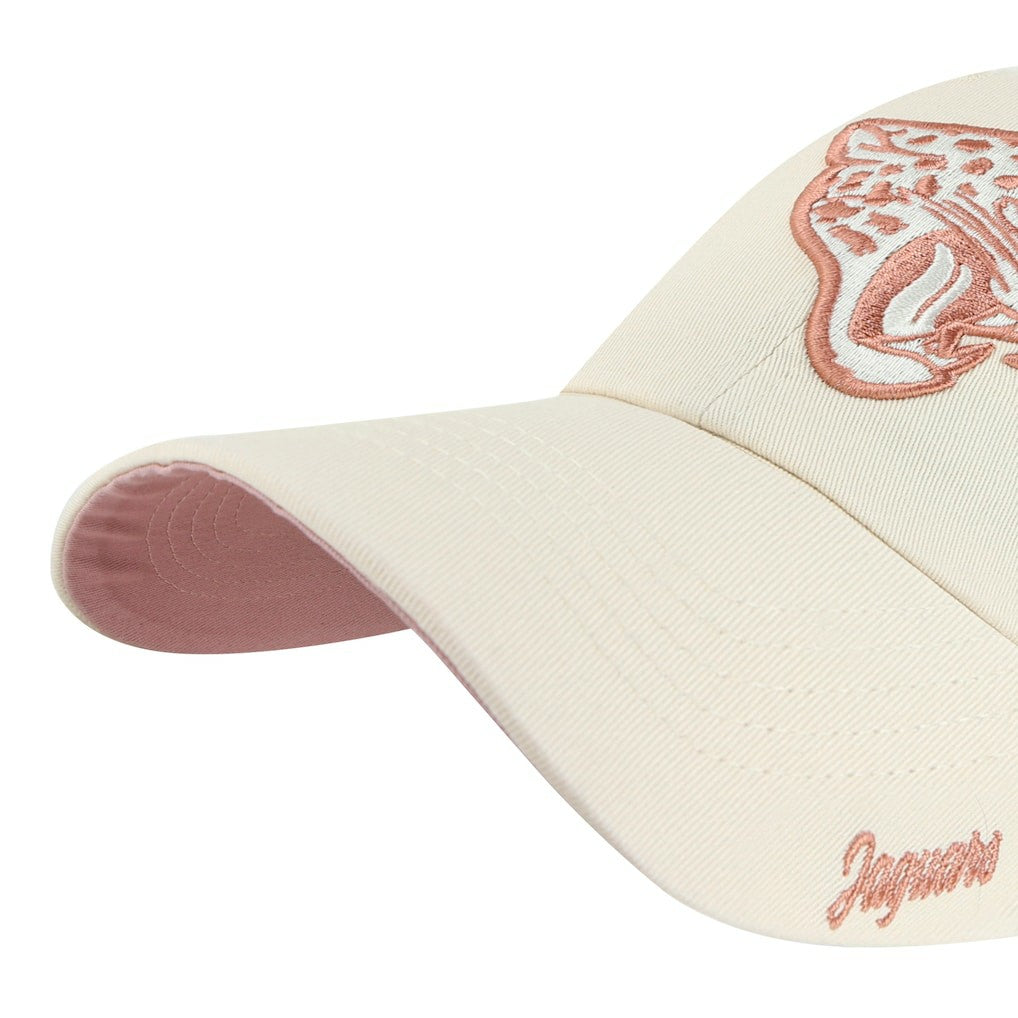 47 brand Jacksonville Jaguars '47 Women's Ballpark Cheer Clean Up Adjustable Hat Natural
