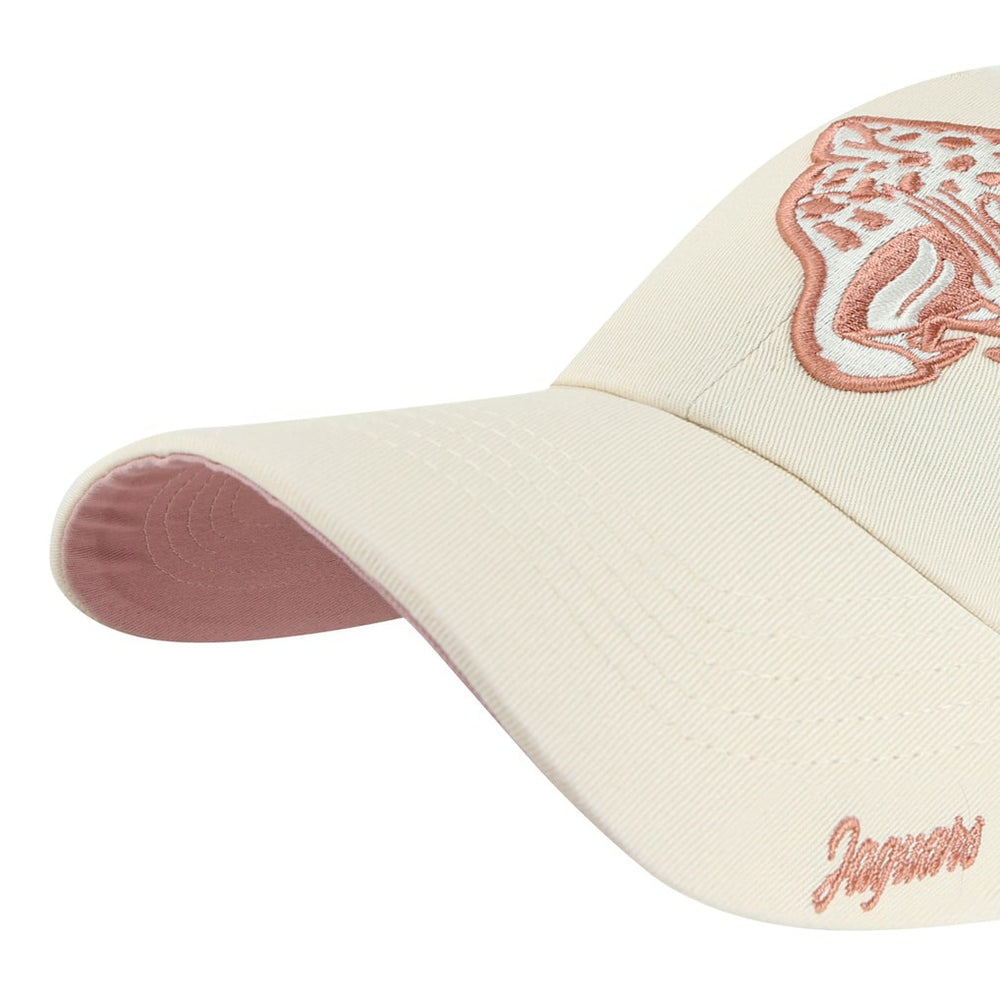 47 brand Jacksonville Jaguars '47 Women's Ballpark Cheer Clean Up Adjustable Hat Natural