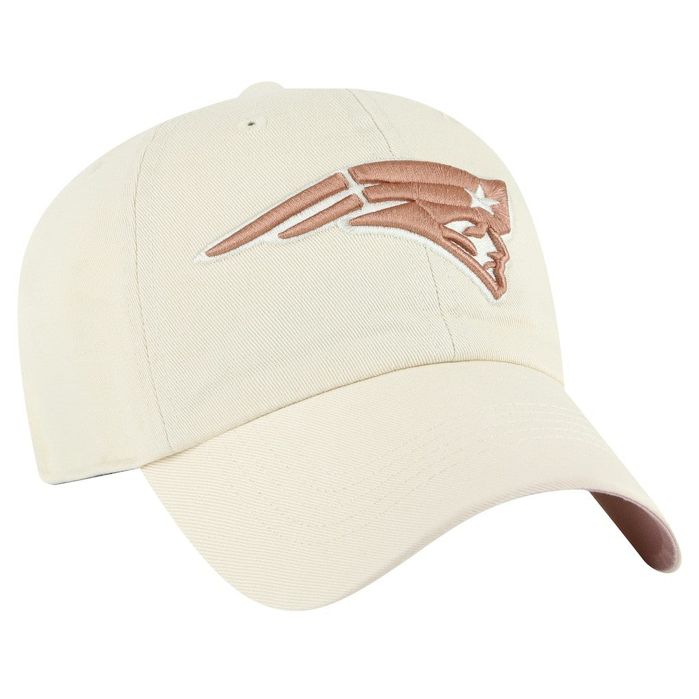 47 brand New England Patriots '47 Women's Ballpark Cheer Clean Up Adjustable Hat Natural