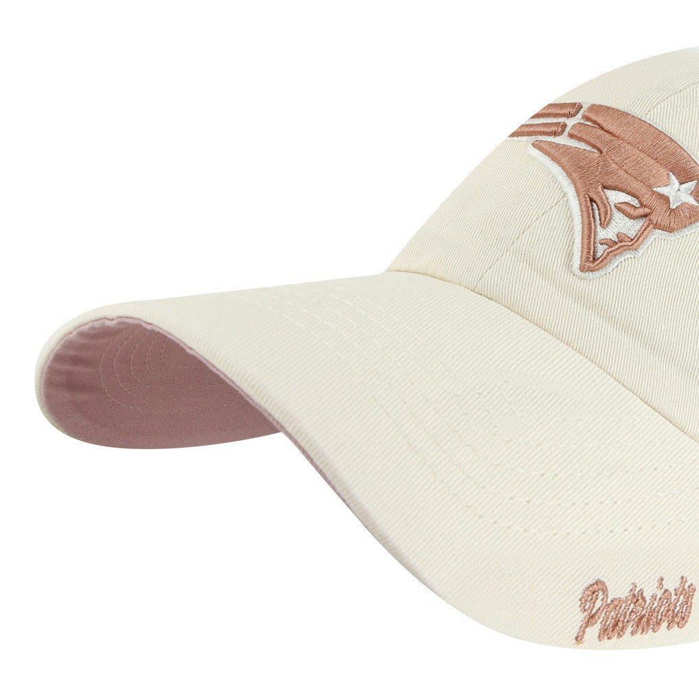 47 brand New England Patriots '47 Women's Ballpark Cheer Clean Up Adjustable Hat Natural