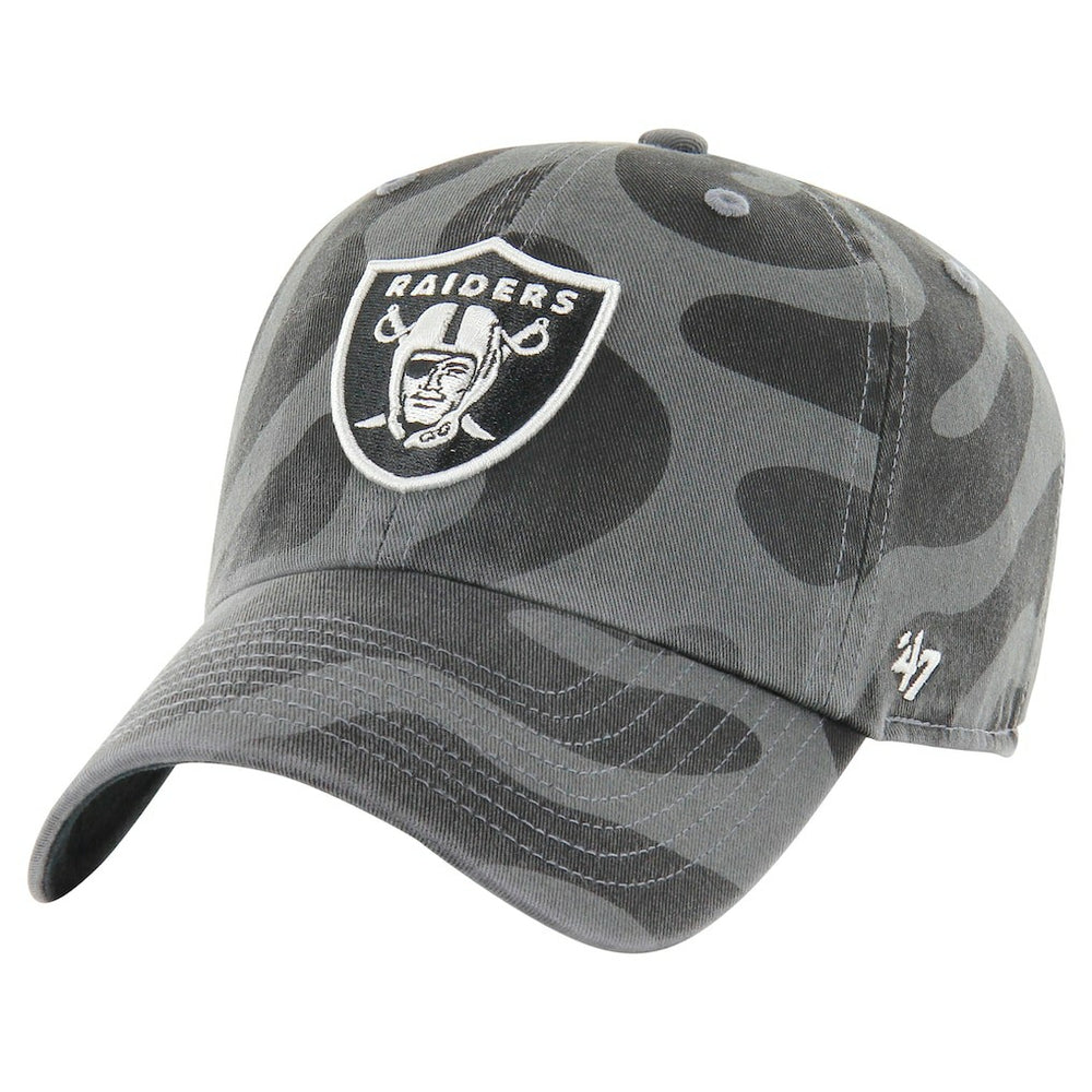 47 brand Las Vegas Raiders '47 Women's Freeform Clean Up Adjustable Hat Charcoal