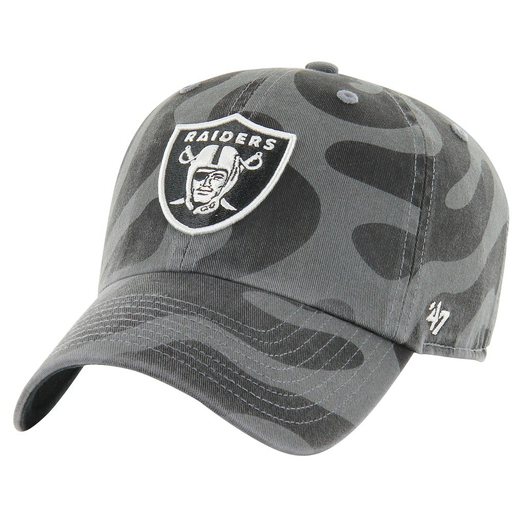 47 brand Las Vegas Raiders '47 Women's Freeform Clean Up Adjustable Hat Charcoal