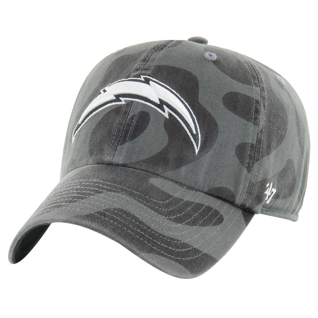 47 brand Los Angeles Chargers '47 Women's Freeform Clean Up Adjustable Hat Charcoal