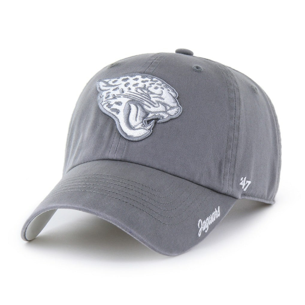 47 brand Jacksonville Jaguars '47 Women's Luminance Cheer Clean Up Adjustable Hat Gray