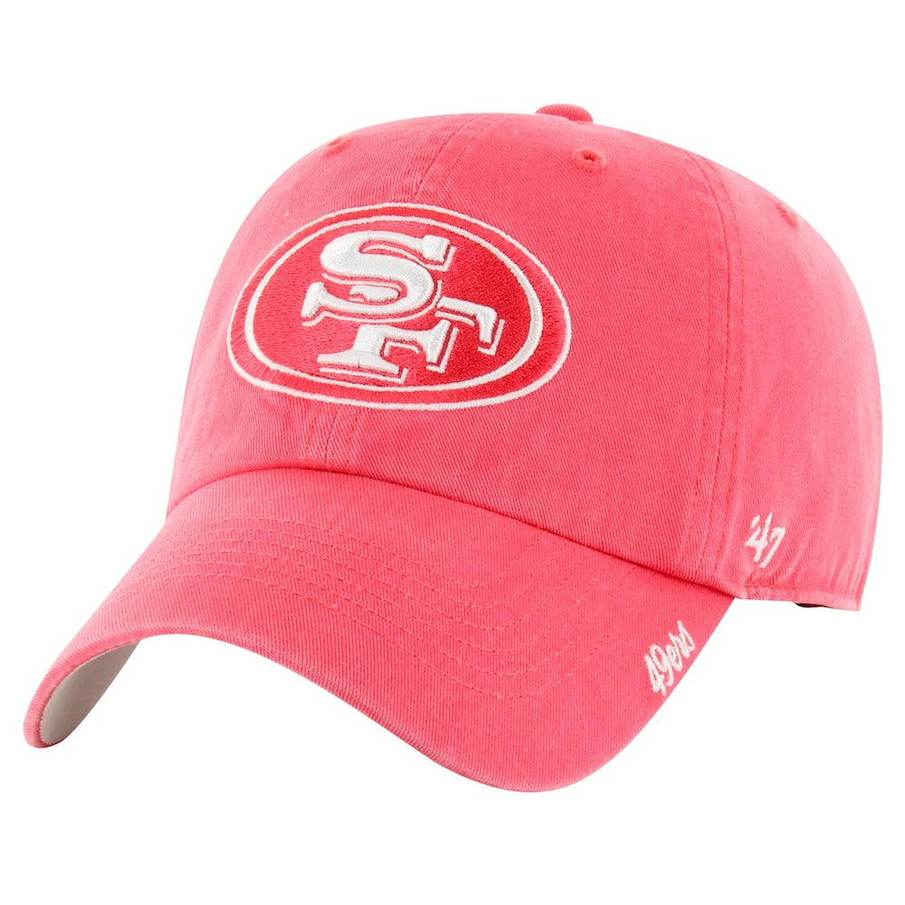 47 brand San Francisco 49ers '47 Women's Luminance Cheer Clean Up Adjustable Hat Scarlet