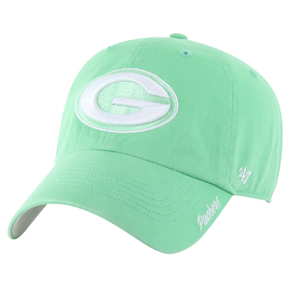 47 brand Green Bay Packers '47 Women's Luminance Cheer Clean Up Adjustable Hat Green