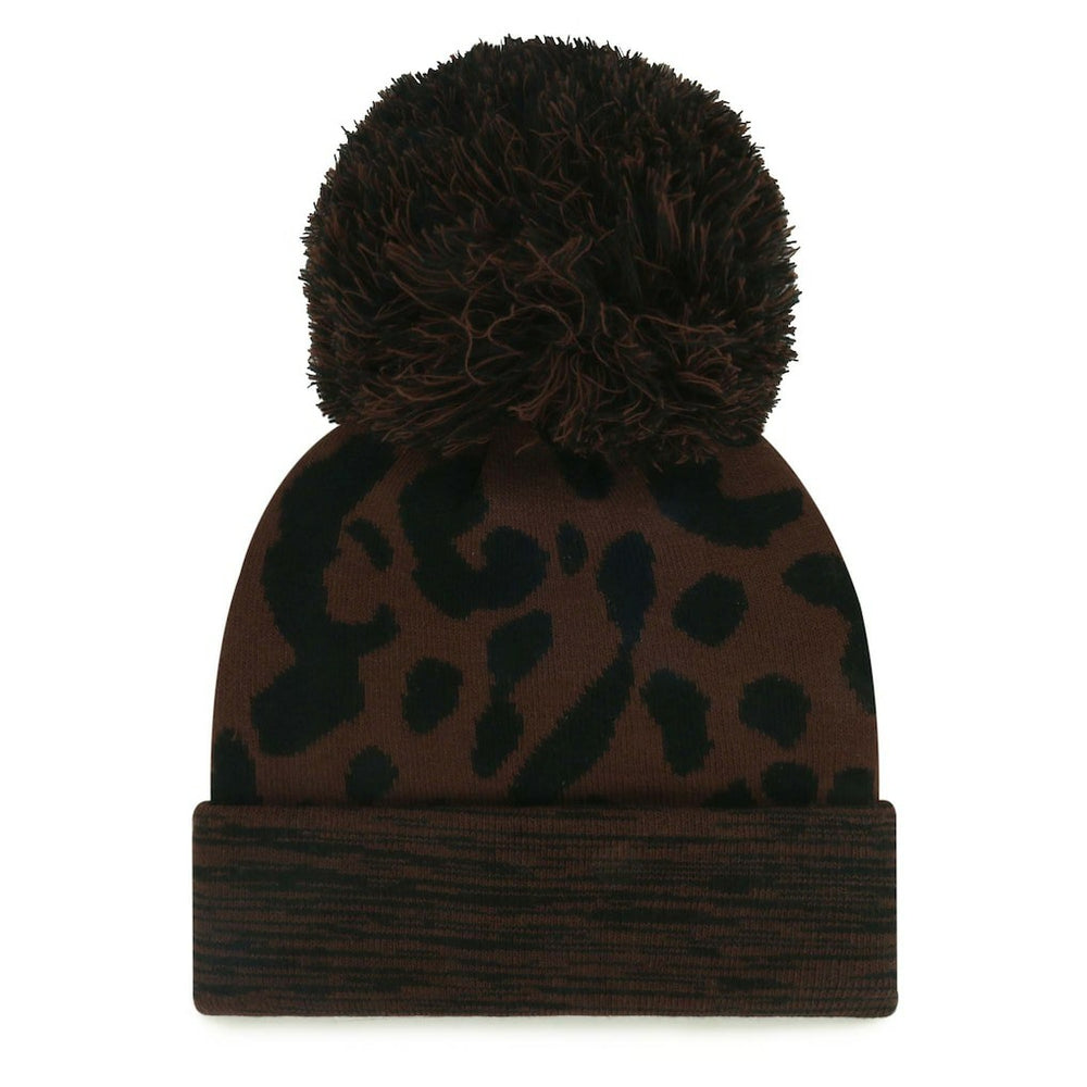 47 brand Minnesota Vikings '47 Women's Cacao Cuffed Knit Hat with Pom Brown