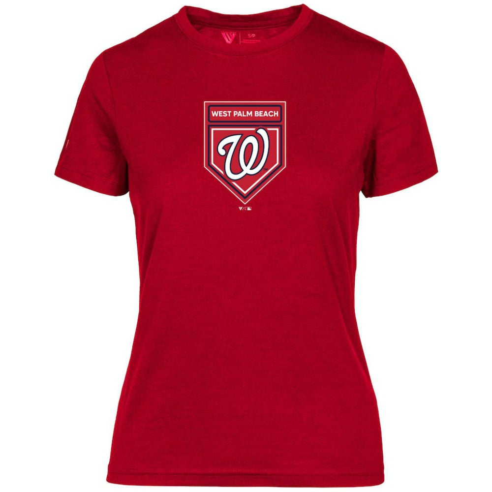 Washington Nationals Levelwear Women's 2024 Spring Training Maddox T-Shirt - Red - MLB Discount
