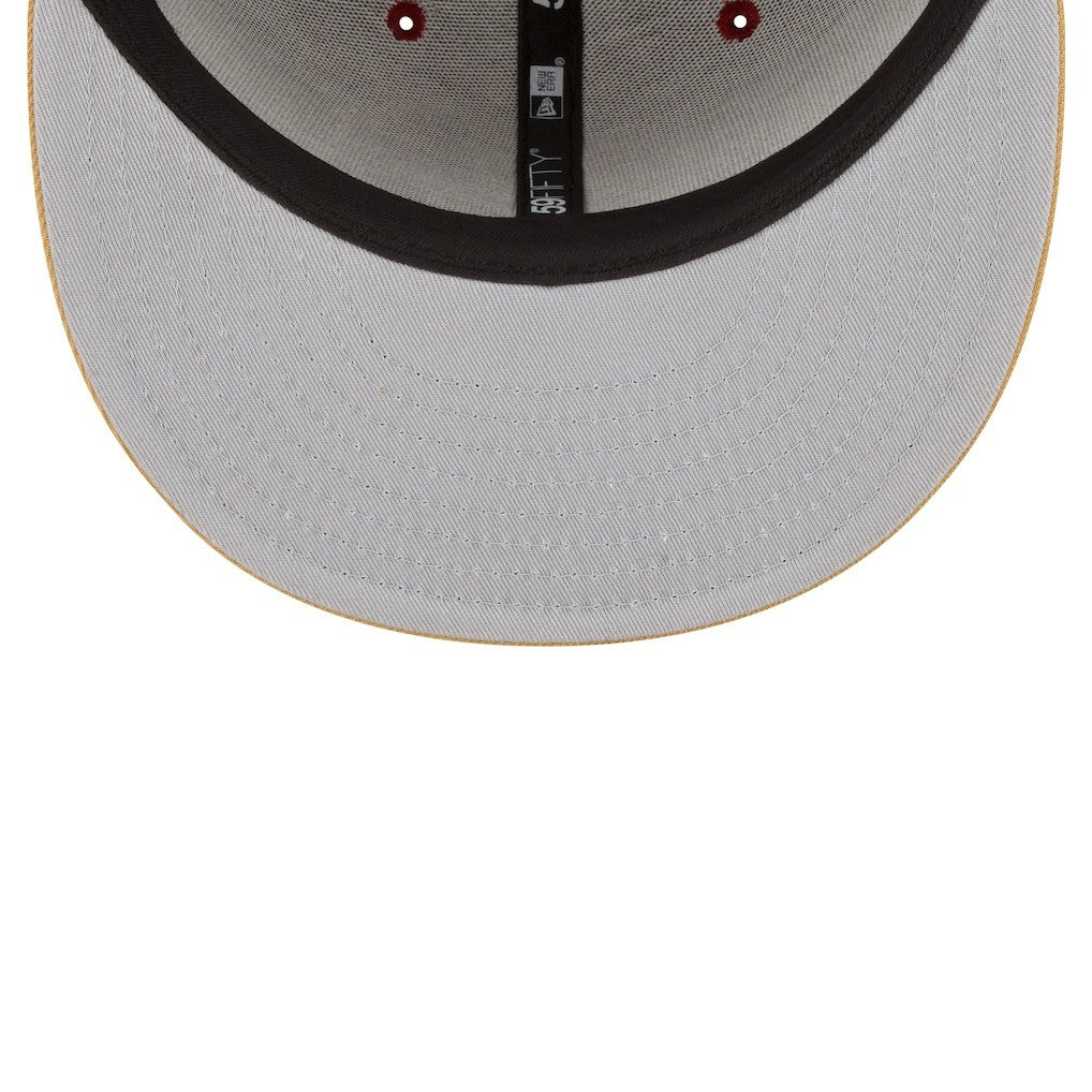 Cleveland Cavaliers 2-Tone 59FIFTY Fitted Hat for sale Wine/Gold | New Era US