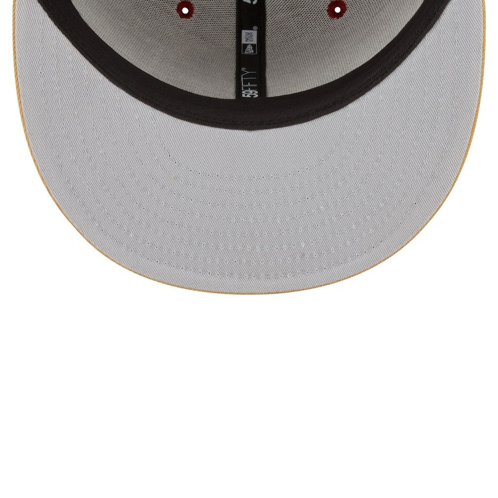 Cleveland Cavaliers 2-Tone 59FIFTY Fitted Hat for sale Wine/Gold | New Era US