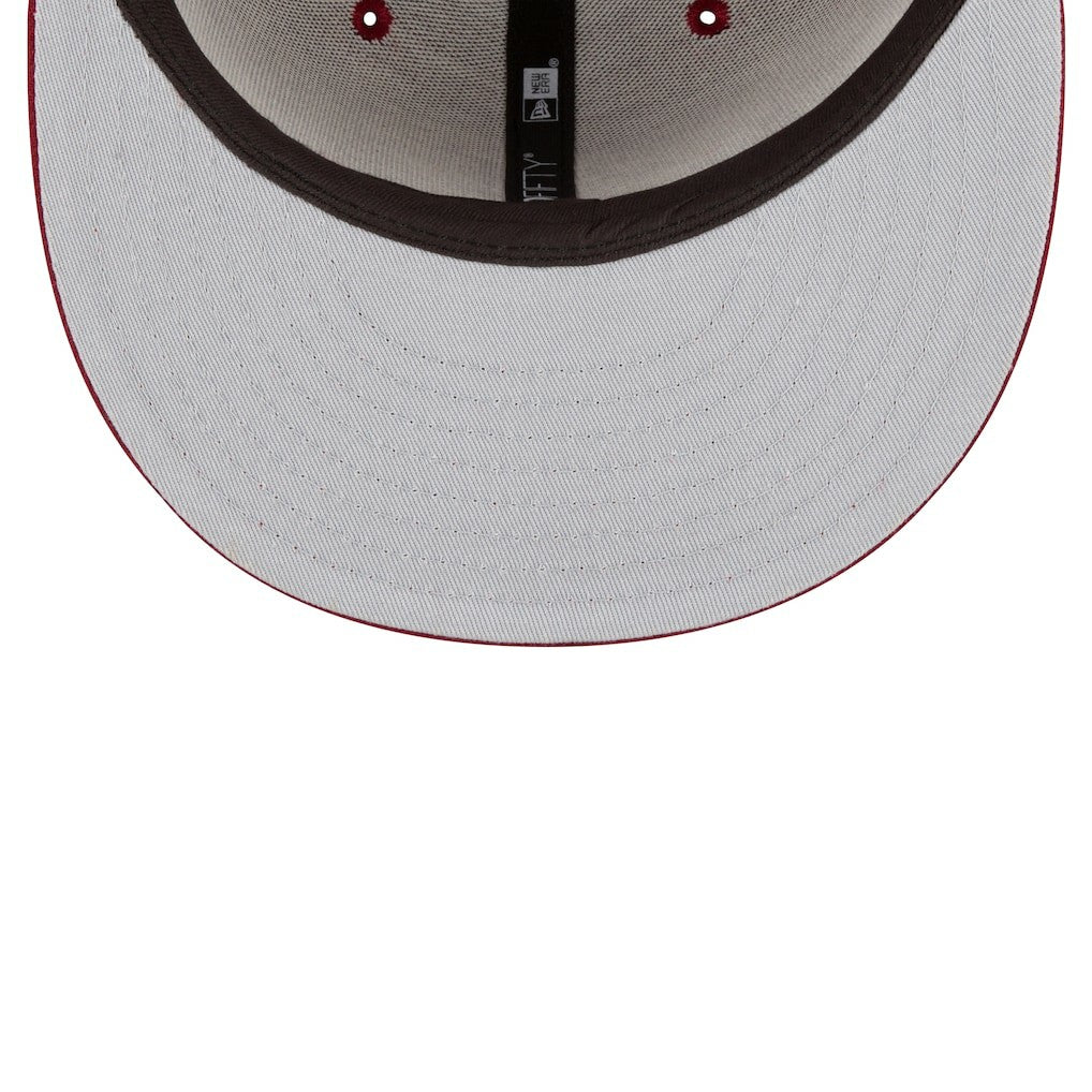 Cleveland Cavaliers Team Color 9FIFTY Snapback Hat for sale Wine | New Era Lifestyle