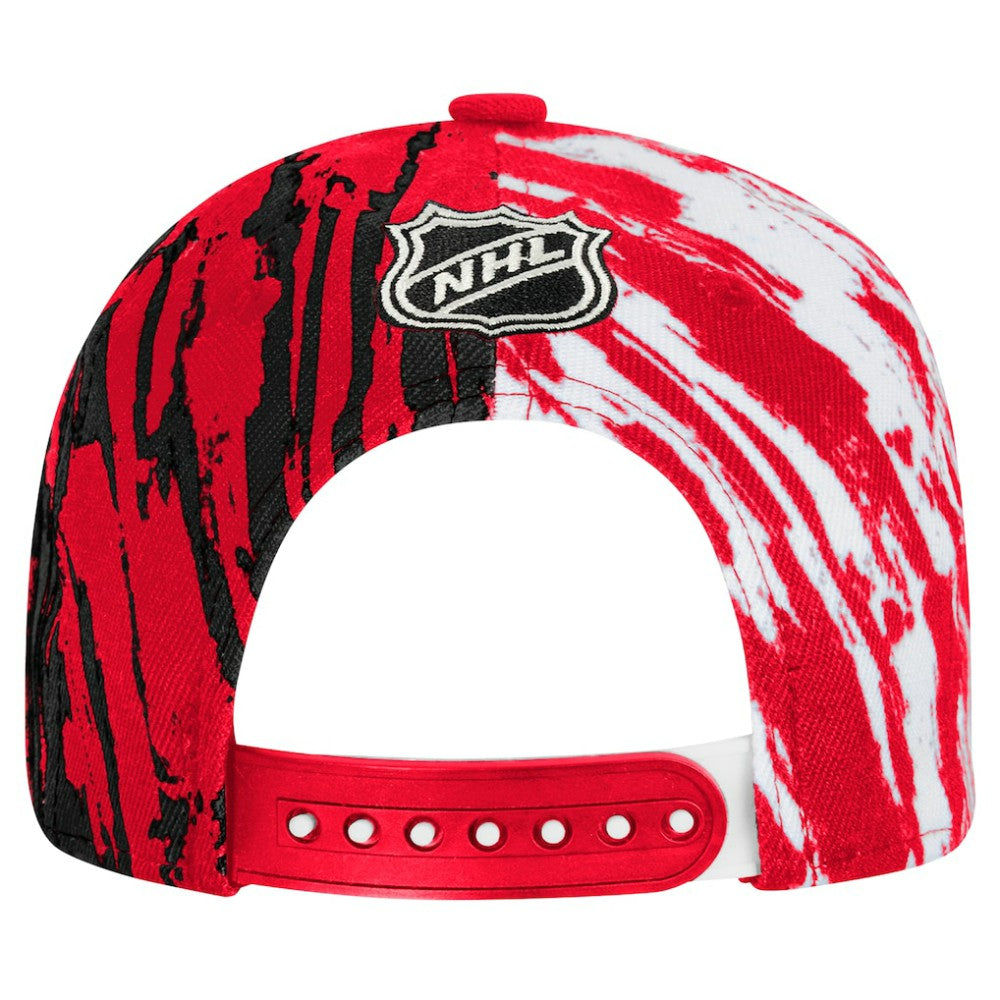 Chicago Blackhawks Youth Propel Flat Brim Snapback Hat - Red - NHL 200973262