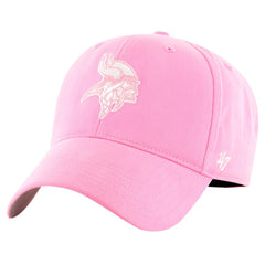 47 brand Minnesota Vikings '47 Girls Youth Rose MVP Adjustable Hat Pink