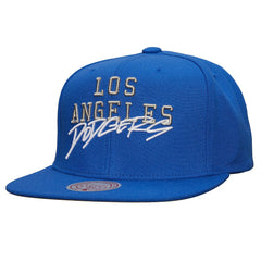 Los Angeles Dodgers Mitchell & Ness Team Tagged Snapback Hat - Royal - Mitchell & Ness Lifestyle
