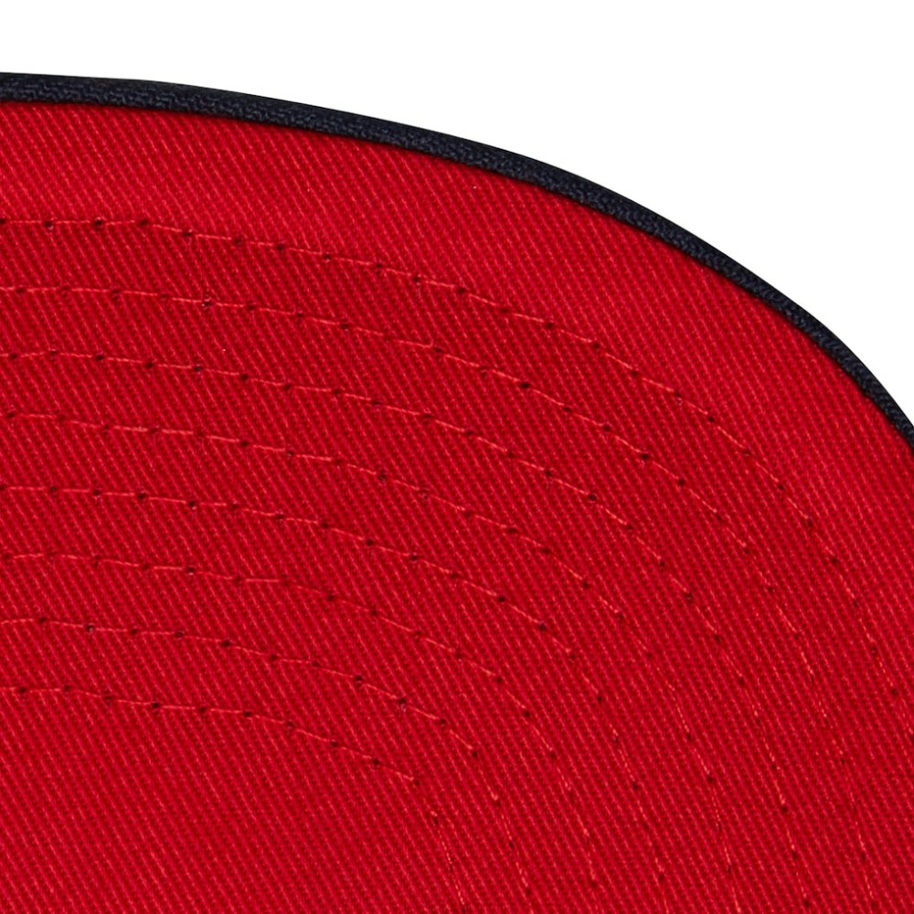 Atlanta Braves Mitchell & Ness Team Tagged Snapback Hat - Navy - Mitchell & Ness Lifestyle