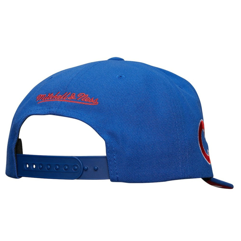 Chicago Cubs Mitchell & Ness Team Tagged Snapback Hat - Royal - Mitchell & Ness Lifestyle