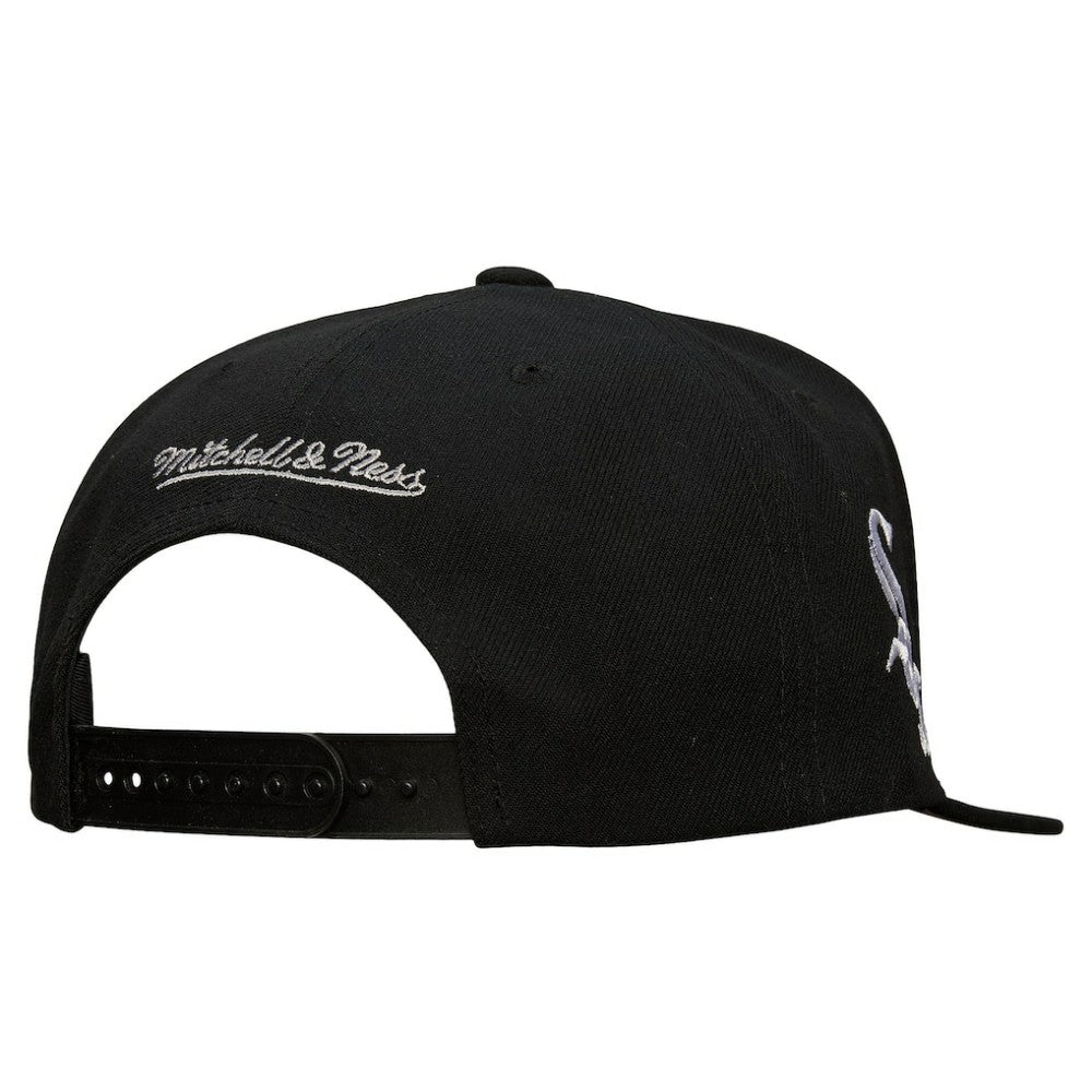Chicago White Sox Mitchell & Ness Team Tagged Snapback Hat - Black - Mitchell & Ness Online