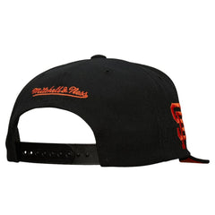San Francisco Giants Mitchell & Ness Team Tagged Snapback Hat - Black - Mitchell & Ness on Sale