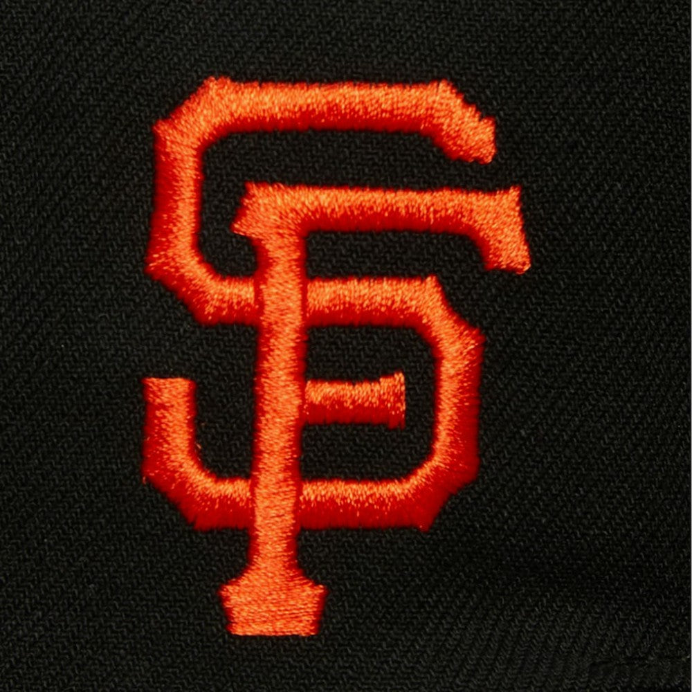 San Francisco Giants Mitchell & Ness Team Tagged Snapback Hat - Black - Mitchell & Ness on Sale