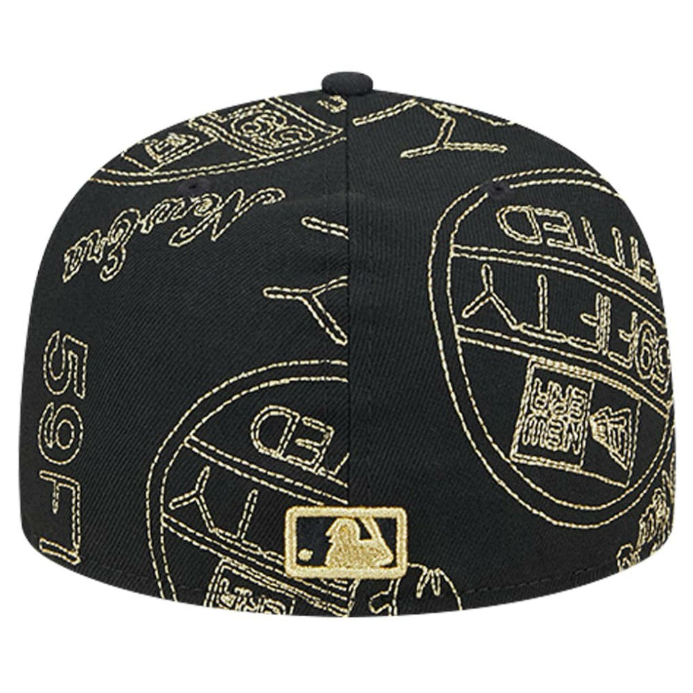 Arizona Diamondbacks New Era 59FIFTY Day Allover Fitted Hat - Black - New Era Lifestyle