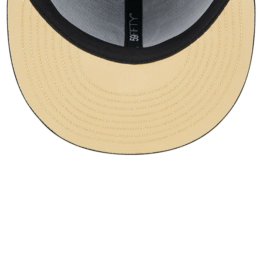 Atlanta Braves New Era 59FIFTY Day Allover Fitted Hat - Black - New Era Sale