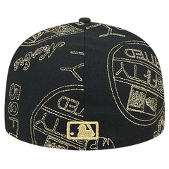 Detroit Tigers New Era 59FIFTY Day Allover Fitted Hat - Black - New Era on Sale