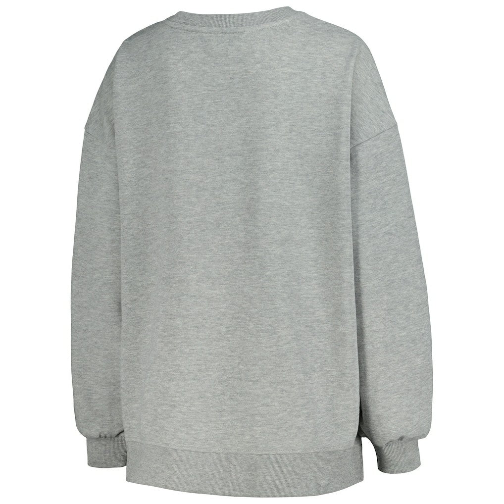 Cincinnati Bengals DKNY Sport Women's Penelope Pullover Sweatshirt Heather Charcoal