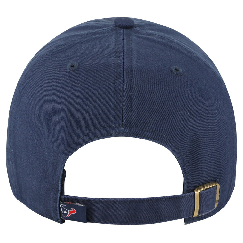 47 brand Houston Texans '47 Clean Up Primary Adjustable Hat Navy
