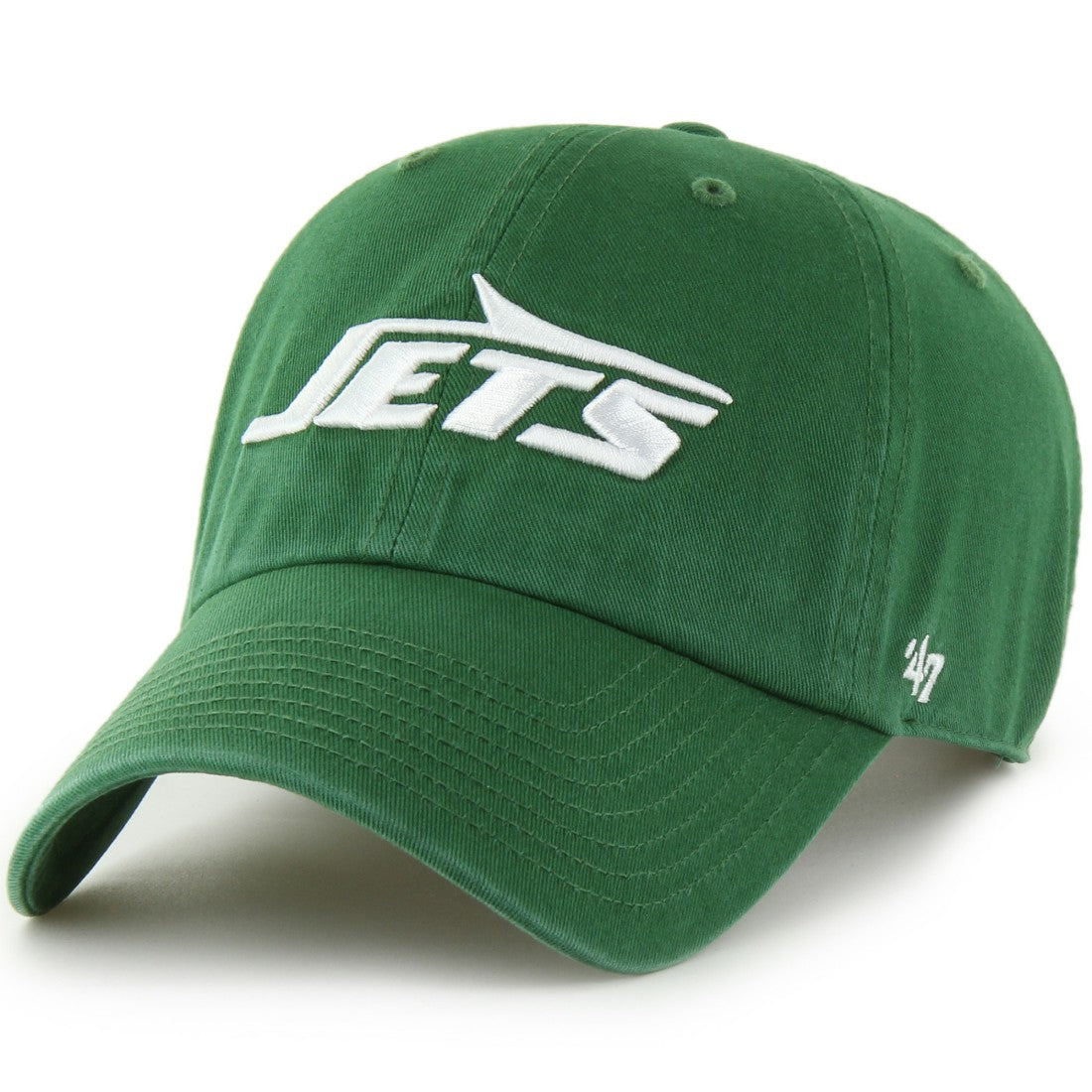 47 brand New York Jets '47 Clean Up Primary Adjustable Hat Green