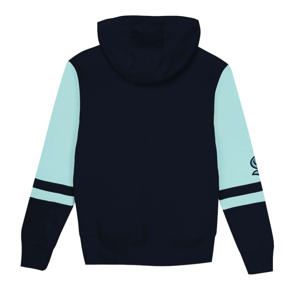 Seattle Kraken Preschool Face Off Full-Zip Hoodie - Navy - NHL 200983911